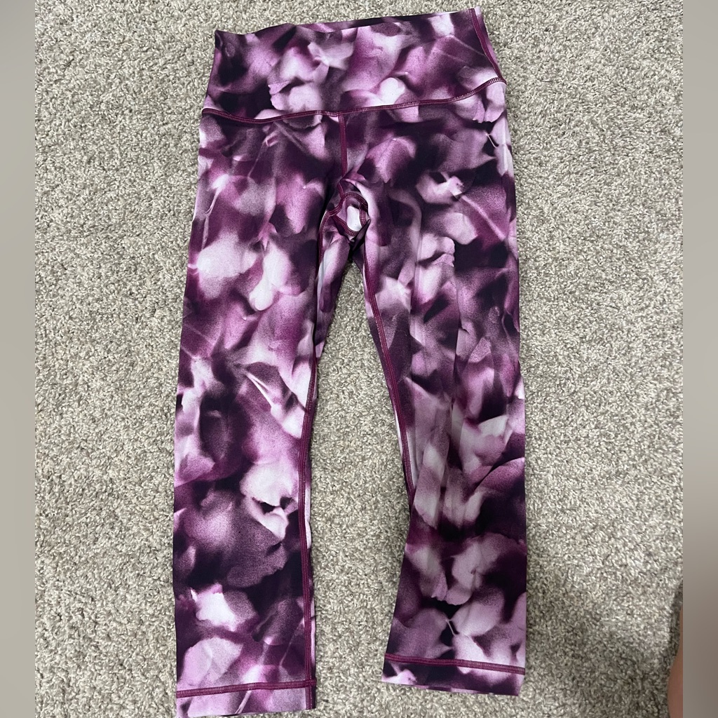 Purple Patterned Lululemon Leggings